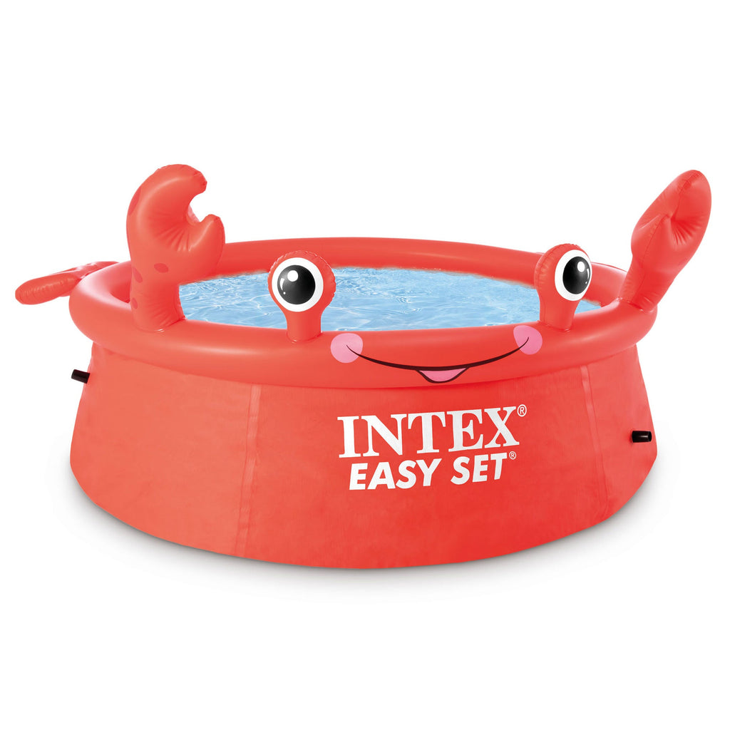 Intex 26100EH Happy Crab Easy Set 6ft x 20in Round Inflatable Ring Kiddie Pool — image 7