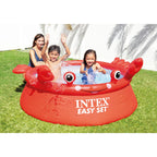 Intex 26100EH Happy Crab Easy Set 6ft x 20in Round Inflatable Ring Kiddie Pool — image 8