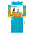 JLeisure 5' x 16.5" 3D Pineapple Inflatable Outdoor Kiddie Splash Swimming Pool — image 6