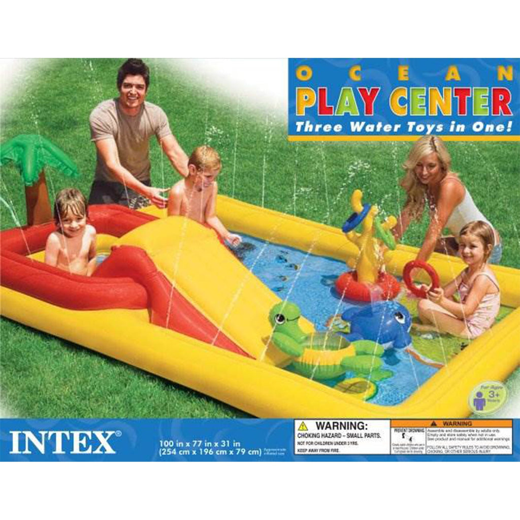 Intex 57454EP-DD Ocean Island Play Center Inflatable Wading Pool with Games — image 5