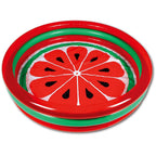 Hoovy 59 Inch 53 Gallon 3 Ring Watermelon Inflatable Kiddie Swimming Pool Set — image 1